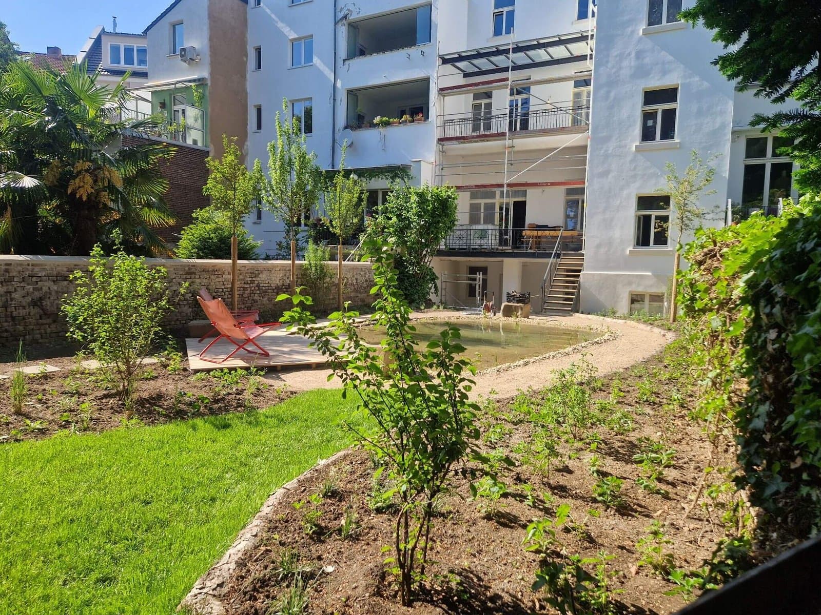 Projektgarten – Pflanzungen und Wege